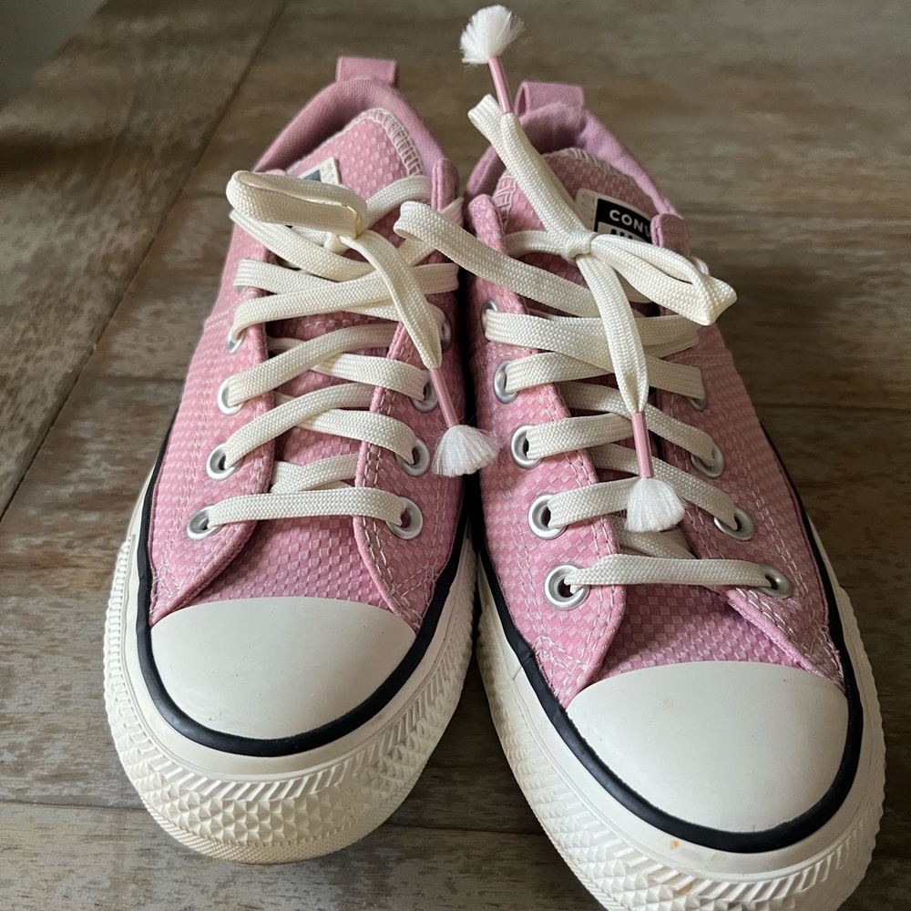 Pink Canvas Sneakers